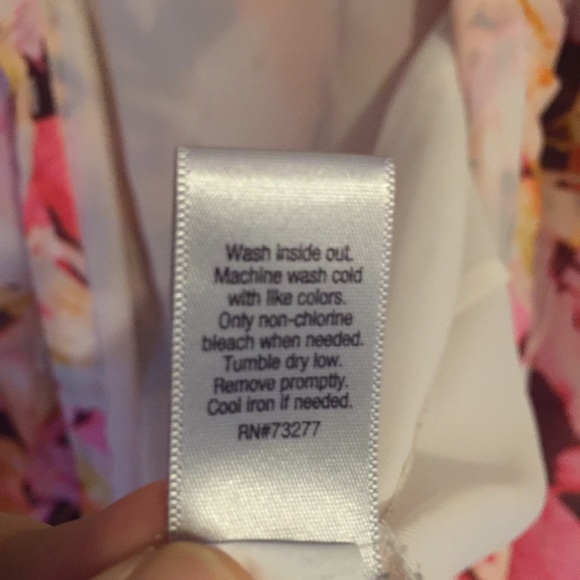 Jennifer Lopez Short Sleeve Button Down Blouse - Picture 7 of 8